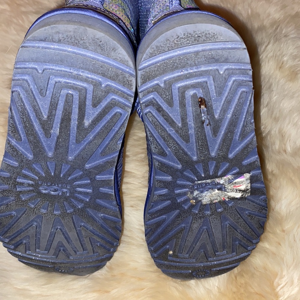 Women’s Sequin Purple UGG Boots Size 6 - Picture 4 of 4